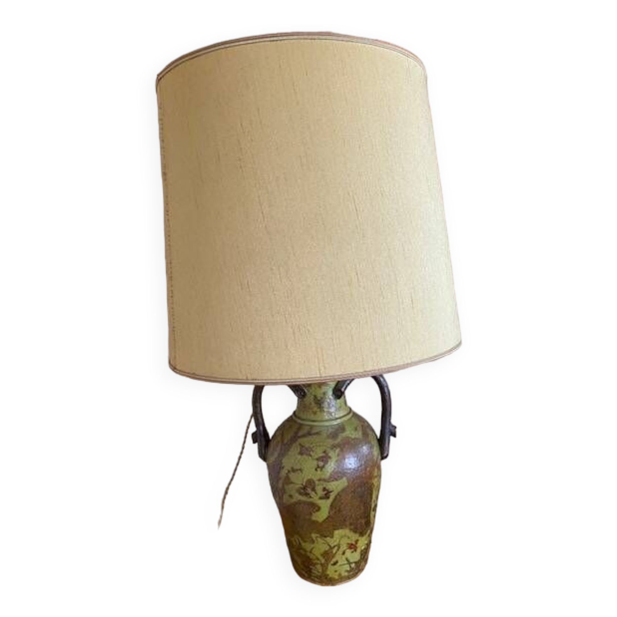 Cracked ceramic lamp