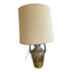 Lampe en céramique craquelée