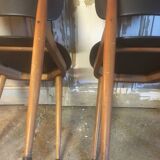Paire de chaises Pegase par Baumann 1960
