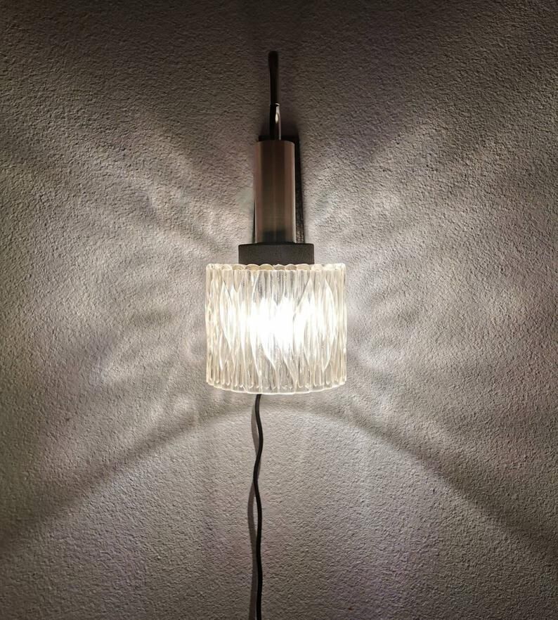 70s fishing rod wall applique