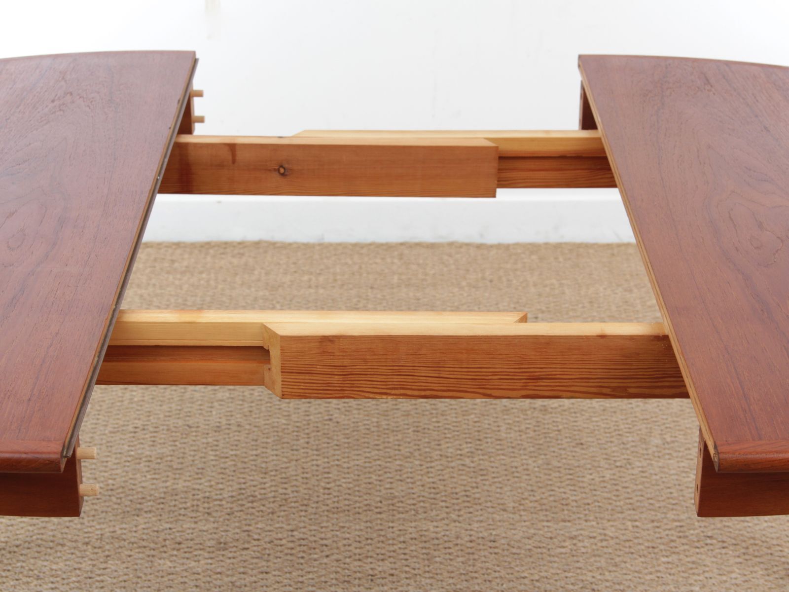 Round 1950 teak dining table s