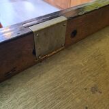 Antique French Ebonized Walnut Desk, from the 1800s.