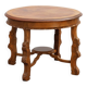Renaissance‑Style Round Walnut Coffee Table, France – Late 19th Century