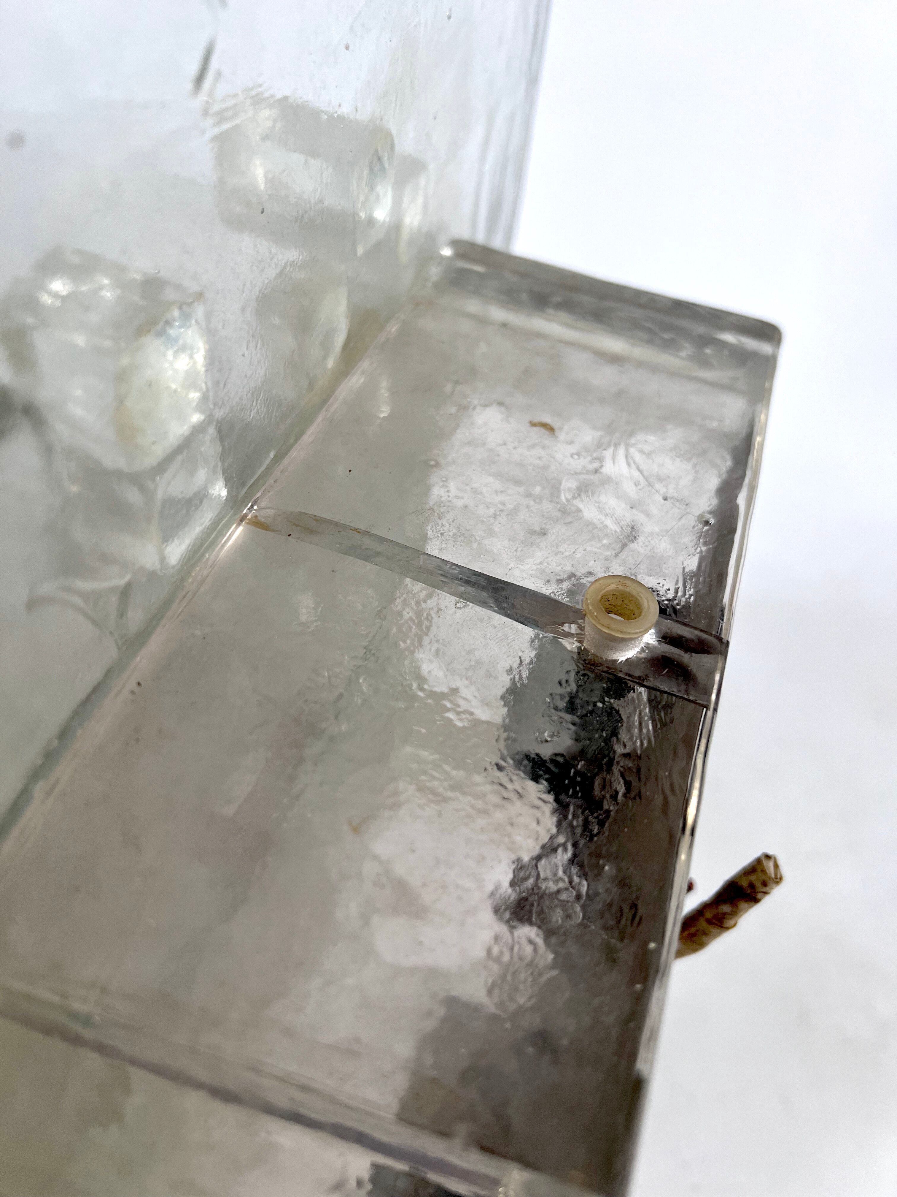 Mid-Century Murano Glass wall light by Albano Poli for Poliarte. Italy 1970s