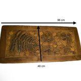 Ceramic coffee table signed Capron style