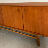 Vintage Scandinavian enfilade from the 60s in teak