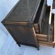 Commode en rotin et cannage années 60-70