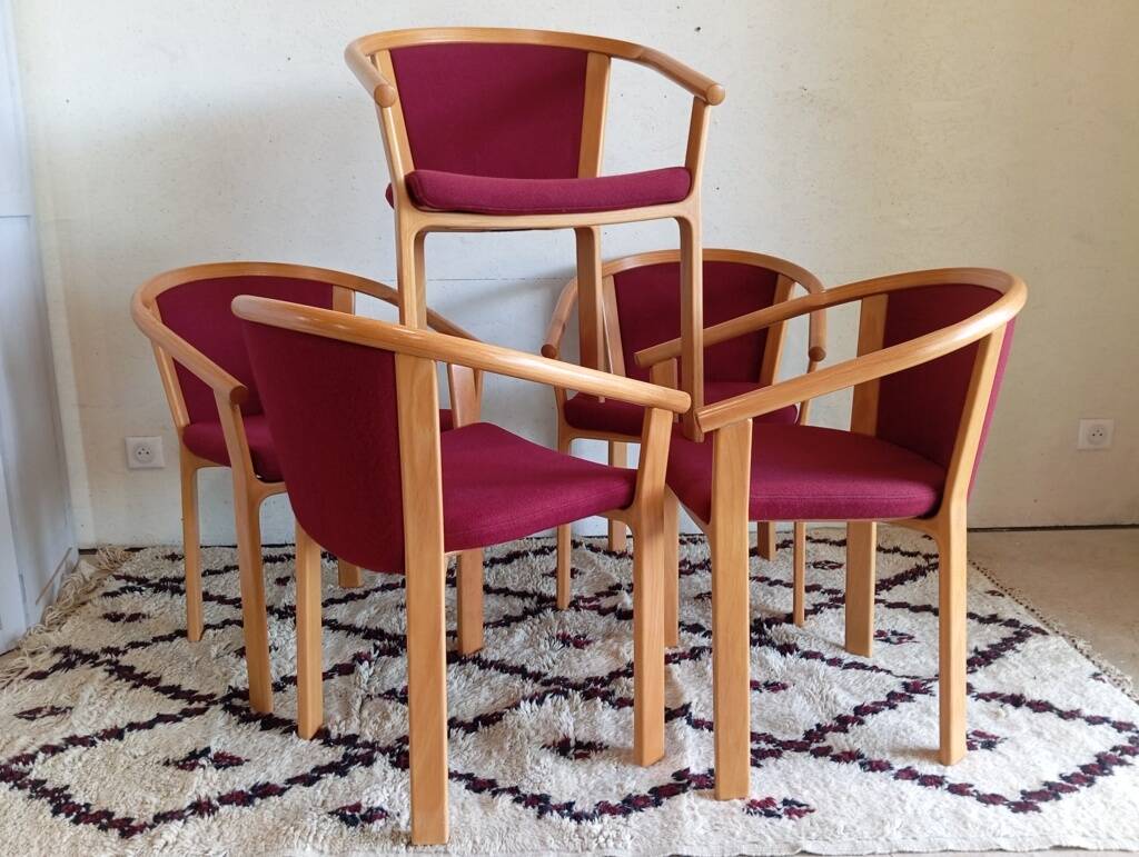 Paire de fauteuils scandinaves Magnus Olesen, Danemark