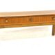 Scandinavian low furniture in walnut, Sweden, 1960.