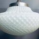 White opaline glass chandelier