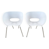 Set of 2 TOM VAC chairs/armchairs designed by Ron Arad for Vitra, 1990s