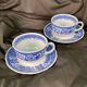 Villeroy and Boch Burgenland head to head breakfast cups blue