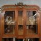 Buffet-vitrine Art nouveau aux putti, vers 1900