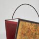 Jacques Liozu Magazine rack with silk screen printing 1950