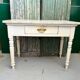 Wood and Carrara marble kitchen table