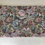Pair of cushion covers, old tapestry and cotton gauze