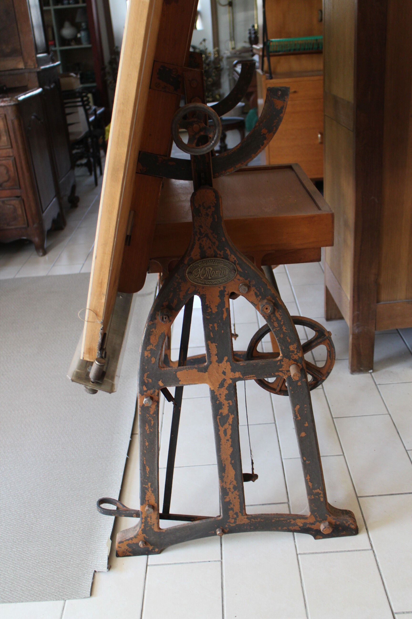 Architect's table industrial