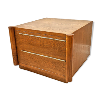 André Sornay walnut chest of drawers