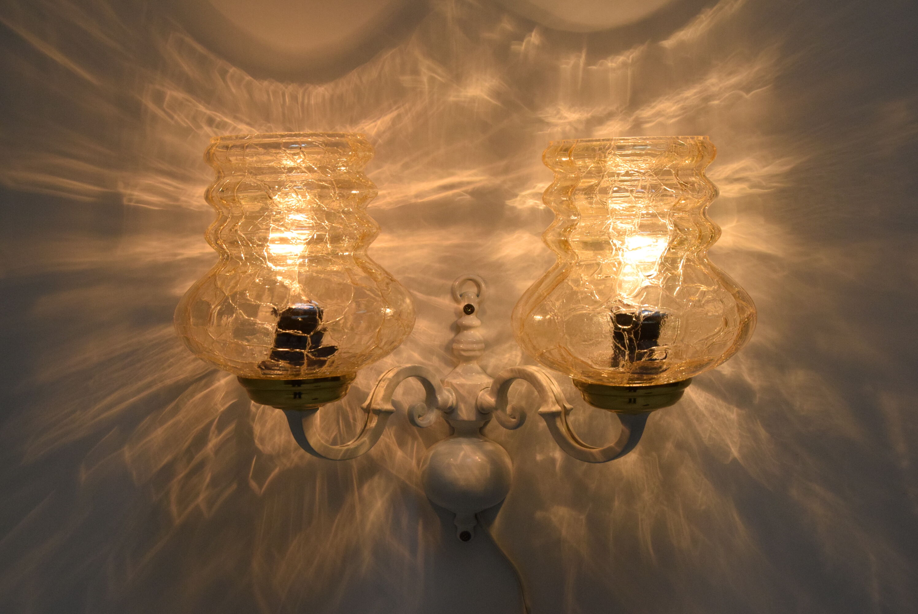 Mid-century wall lamp,Czechoslovakia,1970