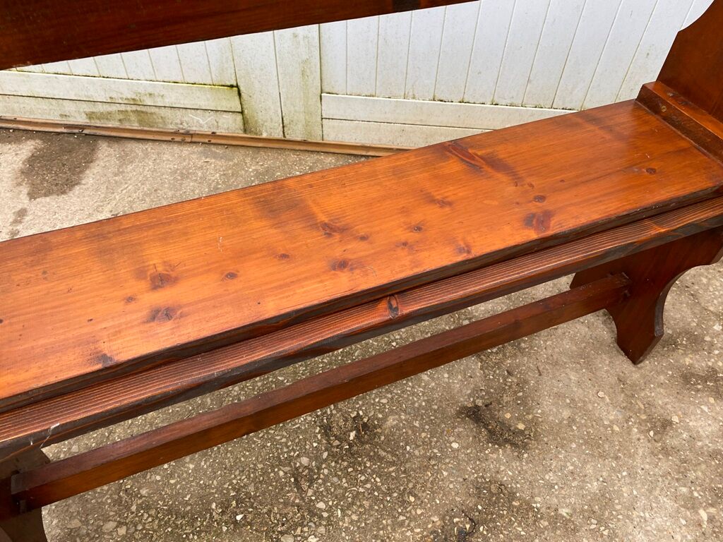 Pair of benches rustic 1950