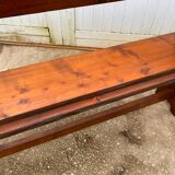 Pair of benches rustic 1950