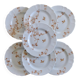 Antique Limoges Haviland porcelain dessert plates, birds