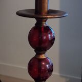 Sampa Helios lamp in red glass