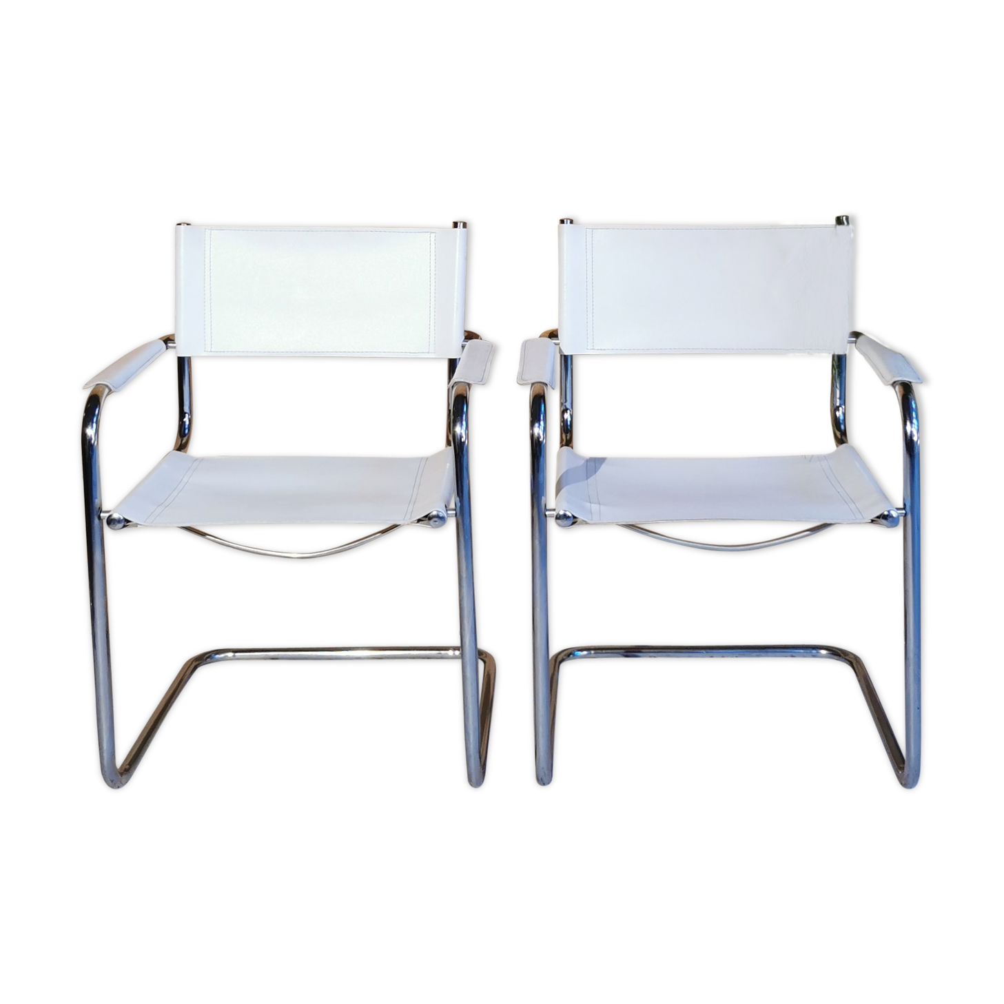 Leather armchairs