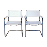 Leather armchairs