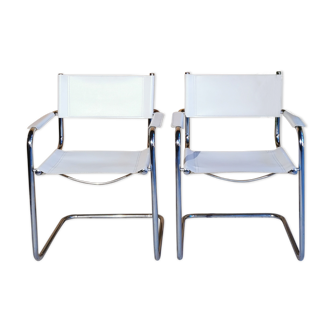 Leather armchairs