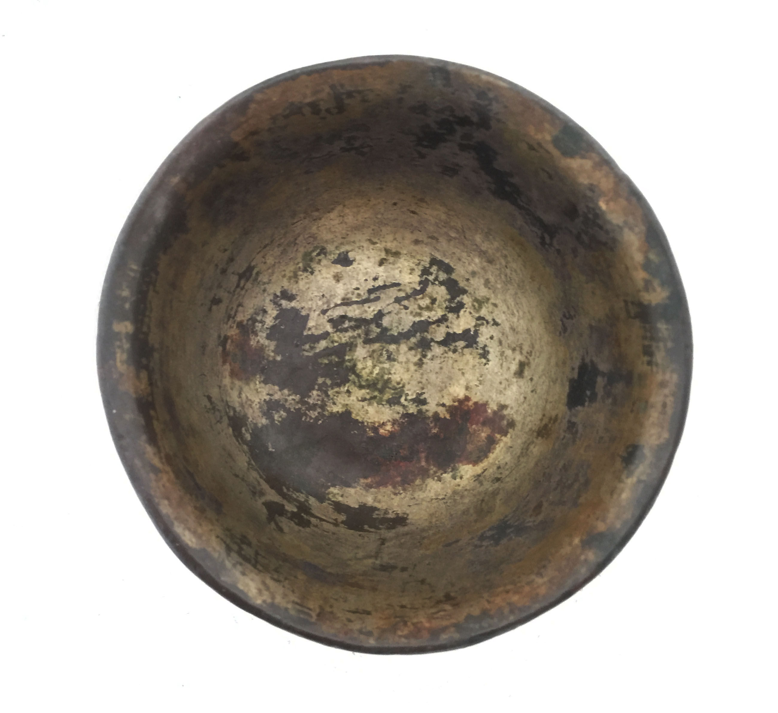 Coupe en bambou tressé et lacquée 18eme siècle Chine