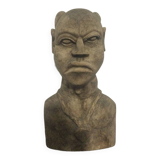 Buste en bois Africain