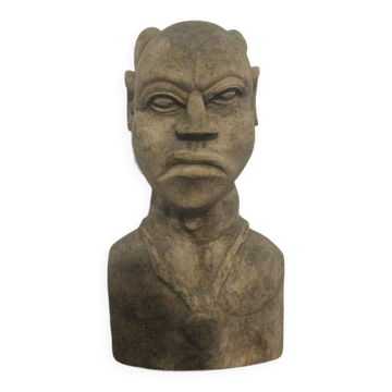 Buste en bois Africain