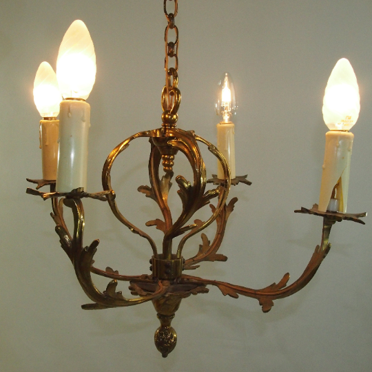 Bronze chandelier