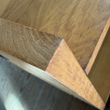 Vintage oak display bookcase