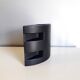 Black ceramic modernist vase - 1980