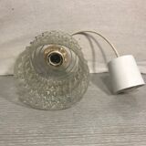 Old glass molded geometric shape 70 decoration