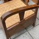 Oak Bamboo Seat Colonial Chairs