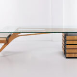 Zanotta Cavour CM desk designed by Carlo Mollino in 1949