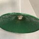 Suspension rotin tresse vert