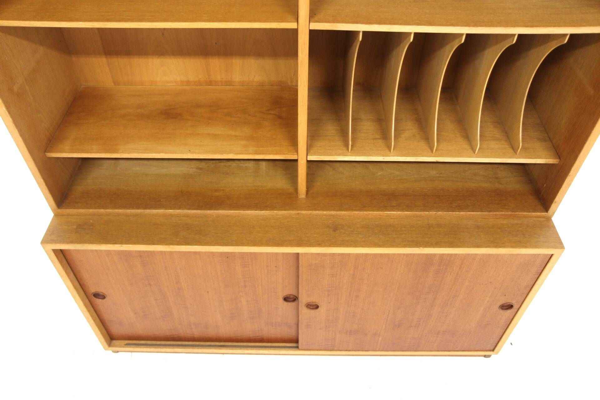 Scandinavian "Öresund" oak bookcase, Børge Mogensen, Sweden, 1960