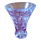 Petit vase en cristal ciselé