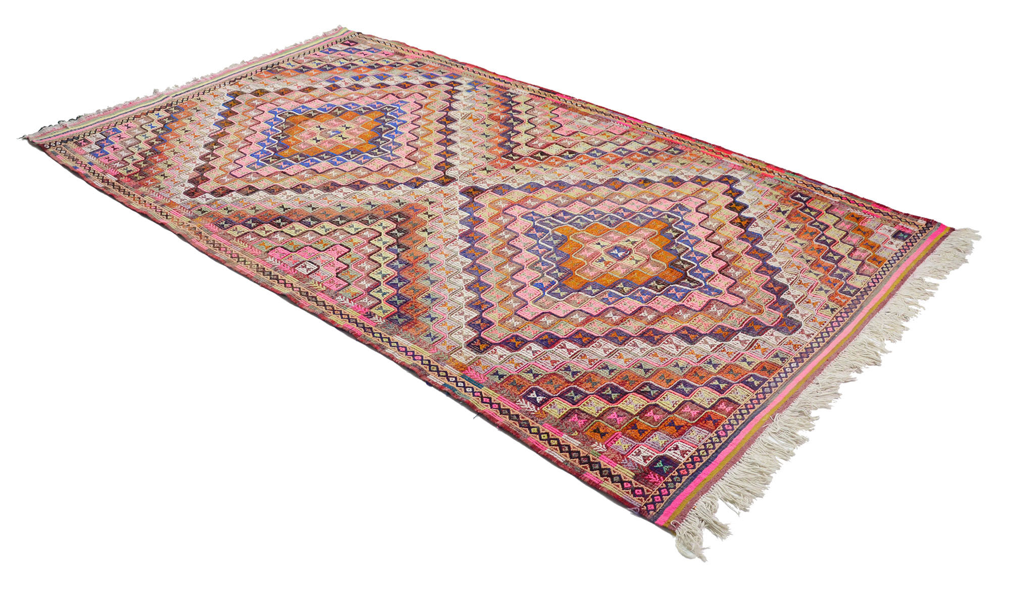 Anatolian handmade kilim rug 305 cm x 181 cm