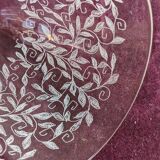 Lot de 4 verres ciselés