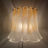 Mid-Century Italian Murano Glass Wall Lights, Set of 2