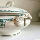 St Amand & Hamage tureen in iron earth