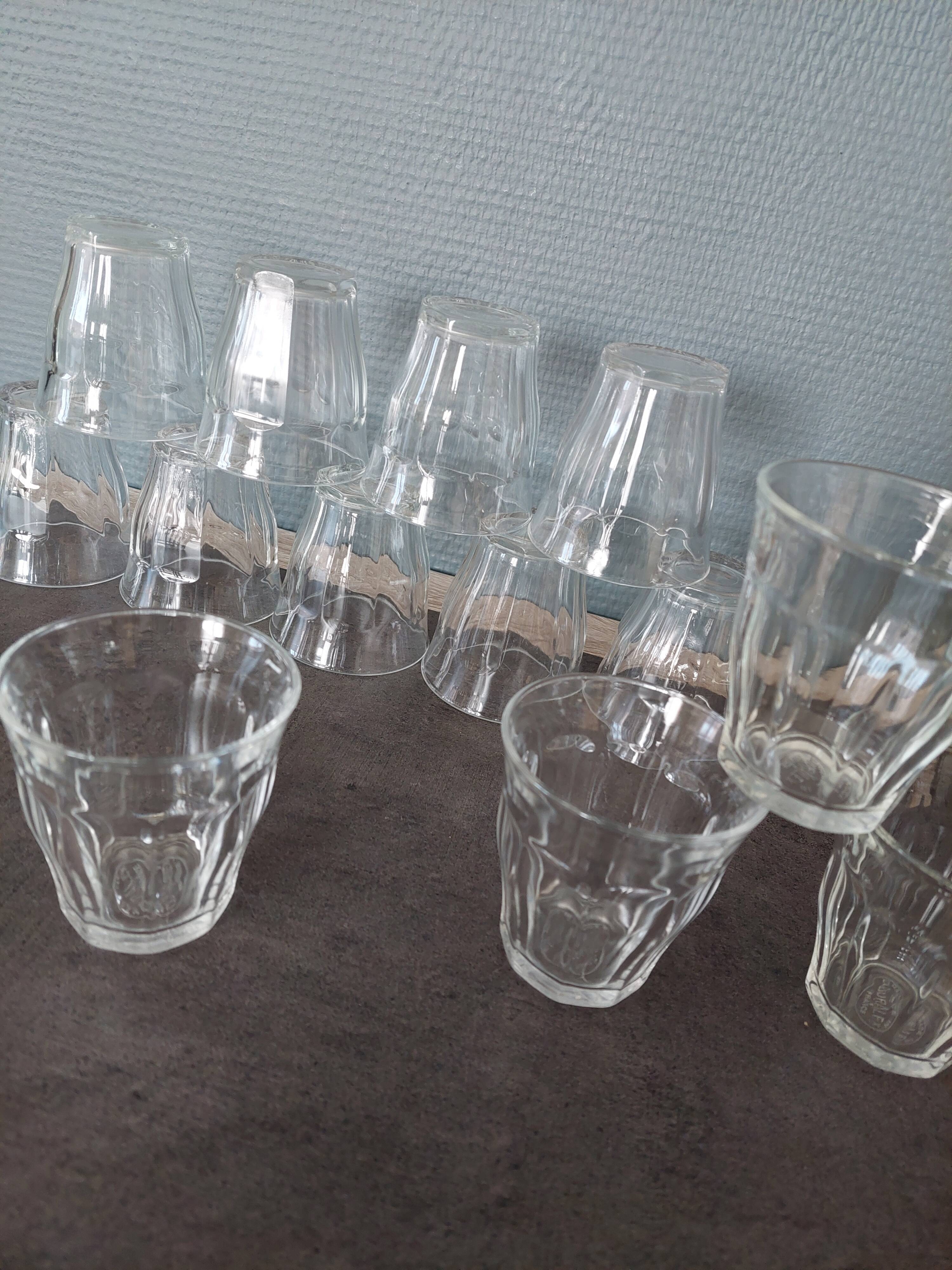 Lots de 14 verres Picardie duralex 16 cl.