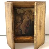 Retable icône italien en bois
