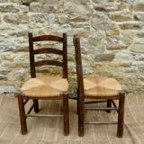 Pair of mulched chairs from the 60s