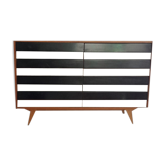 1950s black and white trend buffet